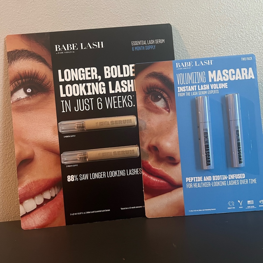 New babe lash serum and mascara bundle